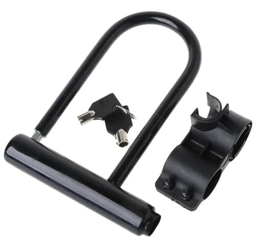 AOLUOER Universal-Fahrradschloss MTB Motorrad Radfahren Roller Diebstahlsicherung Stahlkette mit 2 Schlüsseln Reitzubehör