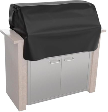 BBQ Grill Top Cover,Waterproof Heavy Duty Patio Grill Covers - Heat Resistant Cover for Built-In Grill Countertop, UV Protection