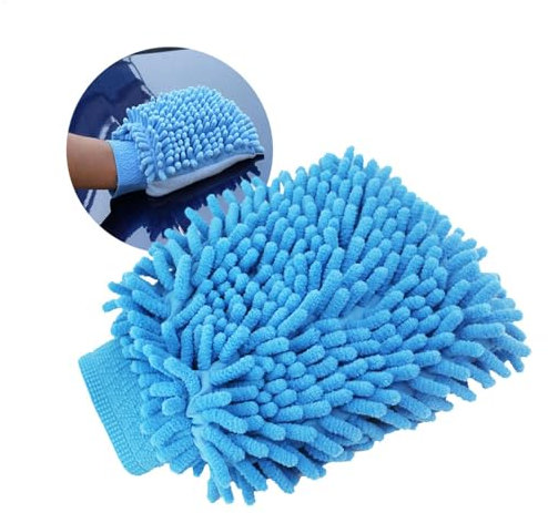 Auto Cleaning Mitts - Scratch- Car Wash Gloves, Car Detailing Handwear | Vehicle Care Hand Mitts, Car Washing Gloves, Dusting Gloves for Automobiles, SUVs, Home Furniture, Bathroom Tiles, Floors