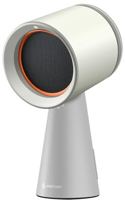 AMZCHEF Mini Cooker Hood Portable Desktop Extractor Hood White with 3 Gears Mode, Strong Suction for Home Kitchen Fondue Hot Pot BBQ