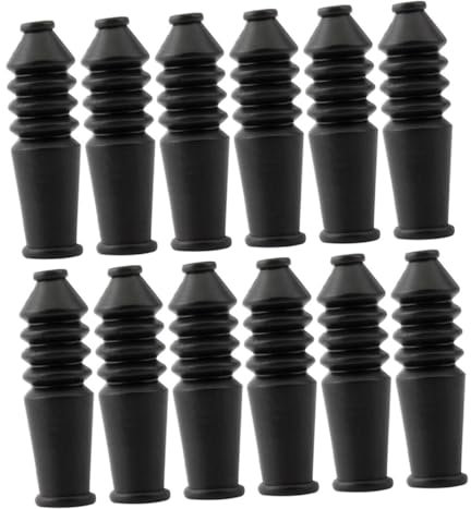 Yardwe 12pcs Mountain Bike Brake Cable Sleeve Bike Brake Line Cover Rubber Protector
