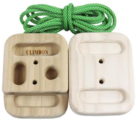 Hangboard zum Klettern auf Felsen, Hängebrett zum Klettern, Griffbrett zum Klettern auf Felsen, 1 Paar, Hangboard-Klettern, Klimmzugstange, Klettertrainingsbrett mit Klappen
