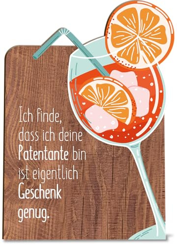 Patentante Geschenk - Holzkarte - Geburtstagskarte - Geschenk für Patentante, Meine Patentante und Ich, Patentante Geschenk Personalisiert, Beste Patentante Geschenk, Lieblings Patentante