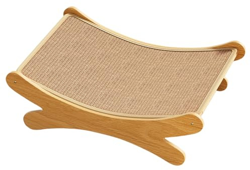 Kratzbrett & Loungebett – Kratzmöbel Aus Karton, Schlafplatz, Kratzmatte | Multifunktionales 2-in-1-Kratzbett Mit Robuster Konstruktion, Komfortabler Rückzugsort Für Hauskatzen Und Den Terrassenbereic