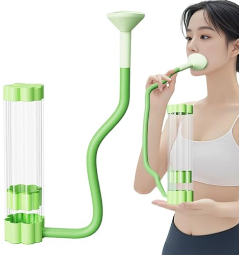 Furtryvl Entrenador respiratorio: Dispositivo de Ejercicio pulmonar, Dispositivo de Entrenamiento Compacto, Equipo Muscular portátil para Mujeres, Atletas, Adultos, hogar, Gimnasio, Viajes