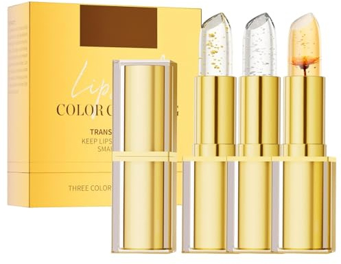Fenvio Lipstick Set, Ph Adjusting Lipstick, Lippenstift 24 Stunden Halt, Colour Changing Lipsticks, Farbwechsel Lippenbalsam mit Feuchtigkeitsspendender Wirkung, für Frauen