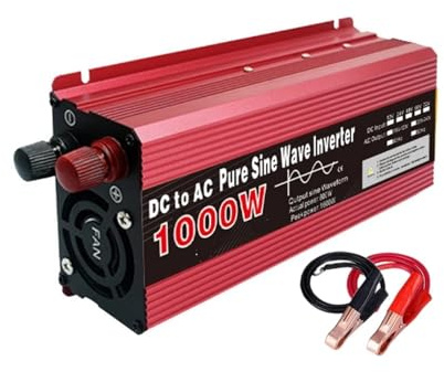 Inverter Da 1000 W 12 V 110 V Onda Sinusoidale Pura Convertitore Da CC A CA Trasformatore Portatile Presa Multifunzione Inverter Solare Auto Inverter Convertitore