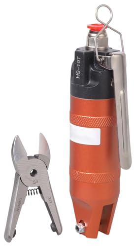 Pince de cisaillement pneumatique en aluminium avec systèmes de presse rapide améliorant le confort de la poignée pour les espaces restreints