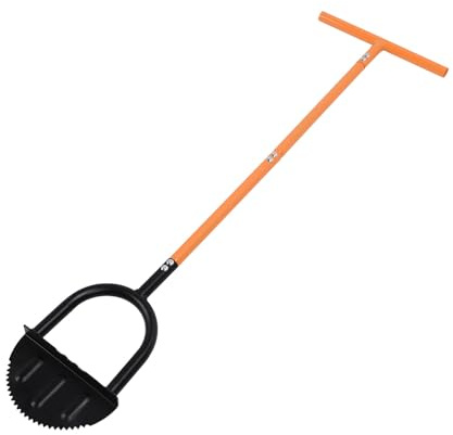 Generic Tagliabordi Manuale Utensile a Manico Lungo in Acciaio Al Carbonio Durevole per Bordi Puliti su Giardini, Aiuole, Cortili