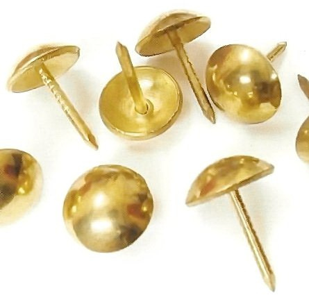 decotacks® Upholstery Nails/Tacks 7/16 - 100 Pcs [Brass Finish] DX0111