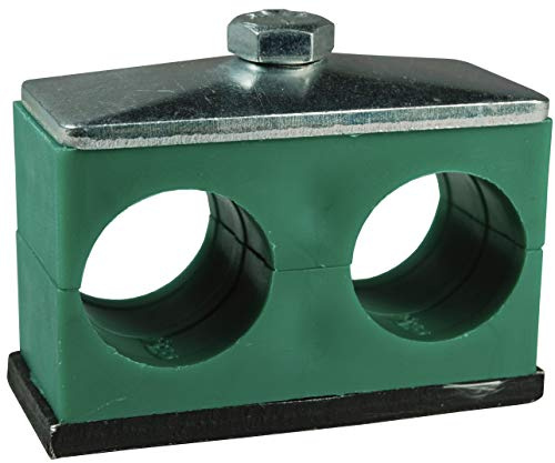 Dixon HTW12P 3/4 Twin Series Pipe Clamp Steel & Poly (L-3.35 x W-1.18 x H-2.05)