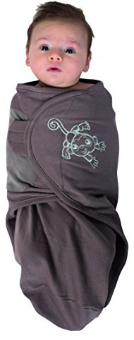 Bo Jungle b-wrap Wickeldecke (groß, taupe Monkey)