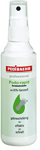 Pedibaehr Podo-rapid Callus Soft mit 20 Urea, Pedibaehr zum Erweichen von Hornhaut, 100 ml
