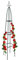 2 Enrejados Metal, 190cm, Soportes Plantas Trepadoras, Tutor Rosas y Enredaderas, Columna, Jardín y Huerto, Verde
