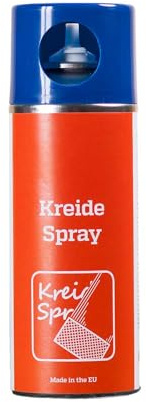 BERASIT Kreidespray, professionelle Sprühkreide für Markierung und Kennzeichnung, schnell trocknend, 400 ml, blau, Versandeinheit= 1 Dose