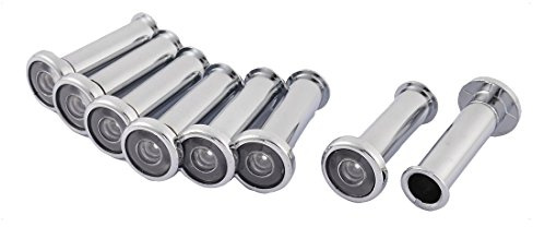 Ruilogod Metal Home Security Door Peephole Spyhole Viewer 8pcs Silver Tone (id: 1e3 92e 46a 83f cc2