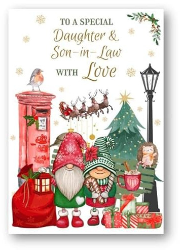 Second Ave - Buzón de Navidad para hija y hijo en la ley de Navidad