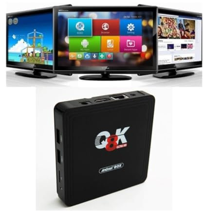 OISE ART STORE Trade Shop - TV Box 8k Ultra HD Android 11.0 4g RAM + 64g Rom Smart TV Smarttv Youtube Qx8