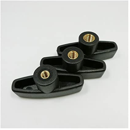 Flügelmuttern, Flügelbolzen, Schmetterlingsflügelschrauben, Rändelschrauben, Schmetterling Nut5pcs/lot M6 M8 M10 T-Typ Handeinstellmutter/T-Typ Kunststoffkopfgriffmuttern Holzpflaumenbolzenbefestigung