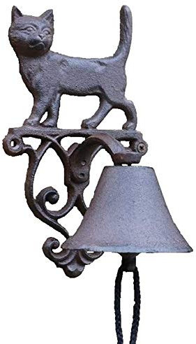 Türklingel aus Gusseisen Türklingel aus Gusseisen, antike Dekoration, Glocke aus Gusseisen, rustikal, Willkommensschild |Dekorativer Vogel |Vintage-Design |für Innen- oder Außentür, Entce oder Veranda
