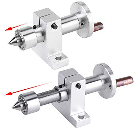 Mini-Drehfutter Mini-Drehmaschine Metallsplitter für Mini-Drehmaschine Doppellager Live Center Revolving Center Diy-Teile