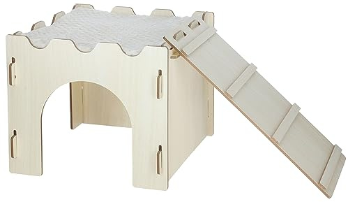 Kerbl Pet Château pour Rongeur avec Rampe, 53x28x25cm