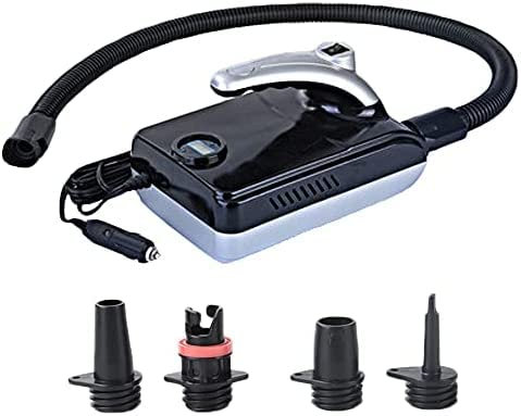 Pompe à air électrique, Pompe à air Haute Pression Intelligente, Pompe Gonflable avec Affichage numérique, Bateau Gonflable pour Kayak, Planche à pagaie Debout, Pompe à air Rechargeable 12 V