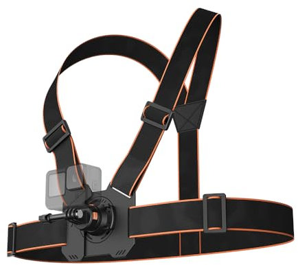 Convient Pour DJI POCKET3 / GO3 / ACTION4 / ACE pro, Caméra de Sport Ceinture Thoracique à Deux Épaules Action Camera First Eye Quick release Ceinture Thoracique Accessoires