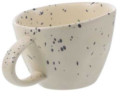 Cabilock Keramik-kaffeetasse Mit Henkel Praktische Getränketasse Für Zuhause Und Büro Robustes Keramikmaterial Geeignet Für Kaffee Tee Und Andere Getränke
