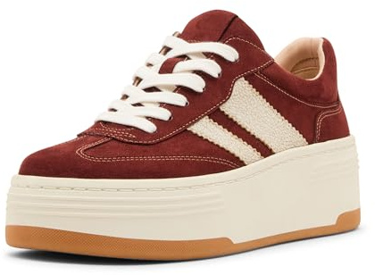 Madden Girl Women's Livvyy Platform Sneaker, Dark Rust Multi, 6