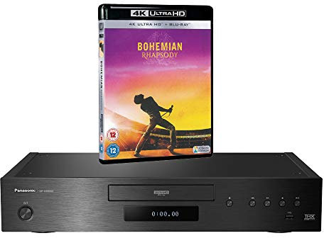 MULTIREGION Blu-ray Player Compatible with Panasonic DP-UB9000 MultiRegion Blu-ray Region A, B & C - DVD Regions 1-8 - Bundle Including Bohemian Rhapsody 4K UHD Disc