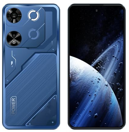 JoyHandy 4G Mobile Phone with 6.6-inch HD Display, 32 GB ROM (256 GB Expansion), Android 10.0, Dual SIM Dual Camera,GPS/WiFi/OTG/Face Unlock Smartphone (Blue)