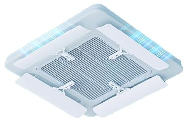 Air Conditioner Deflector， Air Conditioner Deflector, Ceiling Central AC Deflectors 11x56cm 4.3x22in 1/2/4 Packs(4pack)