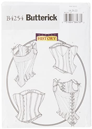 Butterick BTK 4254 (18-20-22) Schnittmuster zum Nähen, Elegant, Extravagant, Modisch