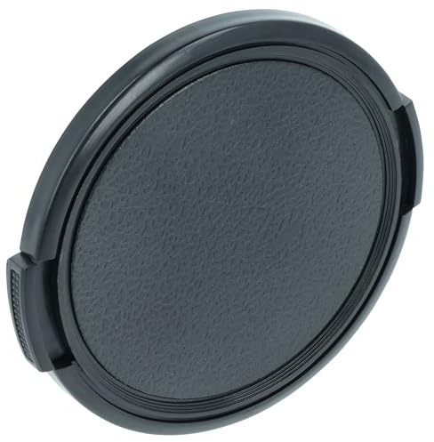 vhbw Objektivdeckel 62 mm kompatibel mit Sigma 105 mm 2.8 EX DG OS HSM Makro Kamera - Kunststoff Schwarz, mit Seitengriff
