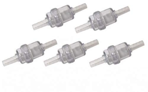 5x Benzinfilter 6mm Transparent passend für Simson S50 S51 S60 S70 S83, Zündapp C CS GTS, Puch Maxi, Hercules Prima 2 3 4 5 MX Mofa Moped Mokick