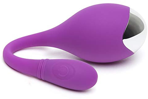 Lovehoney Ignite Love Egg - 2 Inch Silicone Beginner Friendly Vibrating Egg - 20 Function Vibrator for Women with Travel Lock - Rechargeable & Waterproof - Purple