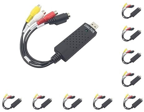 10 set of USB 2.0 VIDEO/AUDIO Converter Audio Video Adapter Easycap Capture Card