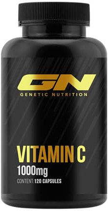 GN Laboratories Vitamin C – Hochdosiert mit 1000 mg Vitamin C pro Kapsel - pH-neutral, & magenschonend – Unterstützt Immunsystem, Zellschutz & Energie – Vegan & laborgeprüft – Made in Germany