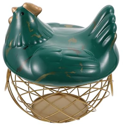 MAGICLULU 1stück Hen Iron Aufbewahrungskorb Praktischer Eier-container Für Früchte Und Snacks Für Küche Und Dekoration Hochwertigem Und Einzigartiges Design