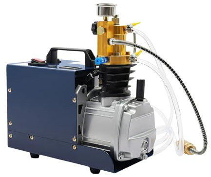 PCP Kompressor 30Mpa,1800W Kompressor Hochdruck Hochdruckluftpumpe 80L/min 2800 U/min 220v Für Kleine Behälter bis zu 0.22Gal Ventile Rohrleitungen Kleine Hochdruckflaschen etc