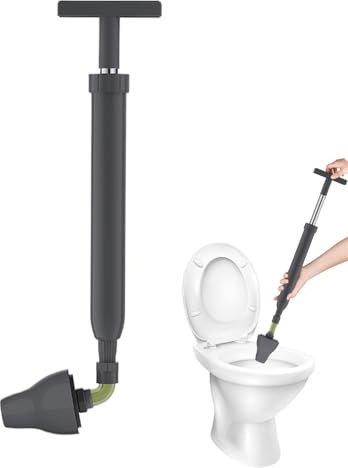 Water Plunger | Lo Stantuffo Di Scarico Ad Alta Pressione | Toilet Clog Remover | Remover Di Intasamento Helper 'idraulico | Unlogger Multi-drain | 83x10cm/32.68x3.94 In | Perfetto Per La Manutenz