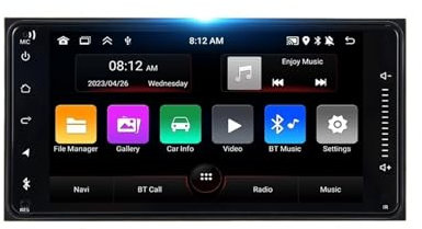 Lettore video multimediale Carplay AUTO DSP compatibile con Toyota Camry/Prado/RAV4(O-TY7-H2-32G-A)