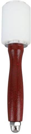 Qcwwy Marteau de Sculpture en Cuir Professionnel, Handle de Manche en Cuir Maillet Marteau en Cuir en Cuir Marteau Tête en Cuir Sculpteur Marteau Maillet pour Tamponner de Bricolage