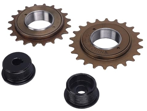 2pcs Electric Bike Freewheel, Drive Left Drive Flywheel Adapter Steel 20T 22T for MY1016Z MY1016 MY1018 MY1020 Motor