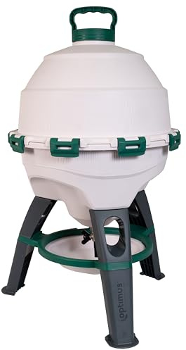 Tränke für Hühner, Hühner, Enten | Fassungsvermögen 25 Liter | aus Algenschutz Kunststoff | leicht zu reinigen | Wasserstand einstellbar