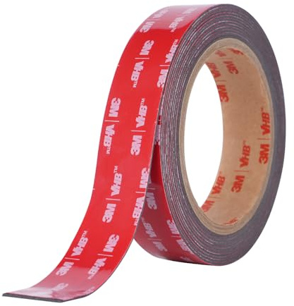 Nastro biadesivo, Extra Forte, utilizza materiale grezzo originale VHB 5952, 25mm x 3m, 1,1 mm di spessore, impermeabile e resistente alle alte temperature per auto, decorazione domestica, decorazione