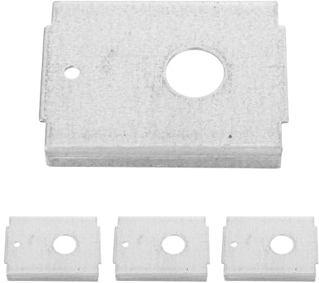 Uonlytech Kit de Réparation pour Porte Pliante 1-3/8 Acier au Carbone 4 Pièces avec Vis et Rondelles Quincaillerie pour Portes Pliantes de Placard Réparation de 3,5 Cm – Installation Facile
