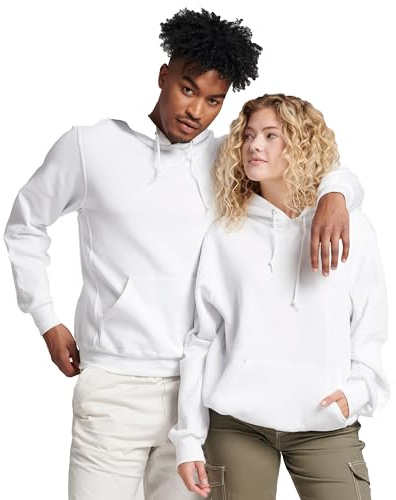 Russell Athletic, Felpa in Pile Dri-Power da Uomo, con Cappuccio, Traspirante, in Misto Cotone, vestibilità Comoda, Taglie S-4X, Medium