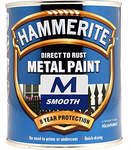 Hammerite Direct to Rust Metal Paint Smooth Finish Spring Greenery 750ml